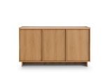 Ravio Sideboard, Eiche, Holzwerkstoff, Holz, Eiche, 3 Fächer, Rechteckig, 147x82x39 cm, Wohnzimmer, Kommoden & Sideboards, Sideboards