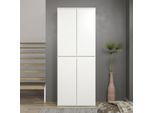 Mehrzweckschrank HOME AFFAIRE "Novara", weiß, B:74cm H:191cm T:34cm, FSC-zertifizierter Holzwerkstoff, Schränke, Mehrzweckschrank, Mehrzweckschrank mit Kleiderstange - (B/T/H) nach Wahl 37-74/34/191 cm