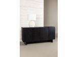 Sideboard VENTURE HOME "Tyresö, Sideboard, klassisch, Breite 160 cm", schwarz, B:160cm H:80cm T:42cm, MDF, Sideboards, Sideboard, Sideboard, Lackierung, geräumig, kultiviert, modern