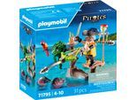 Konstruktions-Spielset PLAYMOBIL "Pirat mit Balliste (71795), Pirates", bunt, Spielbausteine, Kinder, Kunststoff, Konstruktions-Spielset