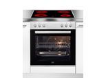 BEKO Elektro-Herd-Set "BBUC12020X", Energieeffizienz: A, silber (silberfarben), Herdsets, SteamShine – Die Dampfreinigung des Backofens, Elektro-Herd-Set