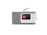 HAMA Digitalradio (DAB+) "Digitalradio mit DAB+ FM Bluetooth und Wecker", weiß, B:27cm H:13cm T:12,5cm, Radios, 4,3 Zoll TFT Display, große Tasten, Direktwahltasten, Digitalradio (DAB+)
