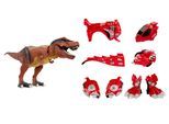Actionfigur MGA ENTERTAINMENT "Armosaurs Armor-Up Dinosaur- T-Rex - Ajax", braun (bunt), Spielfiguren, Kinder, Actionfigur, mit Soundeffekt