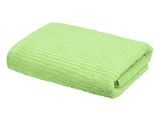 Handtuch OTTO HOME "Riva, 50x100, Premium Handtücher, 500 gr/m²", weiß (grün), B:50cm L:100cm, Webfrottier, Obermaterial: 100% Baumwolle, Handtücher, Handtuch, Hoch-Tief-Struktur, Streifen, weich, 5 Jahre Garantie
