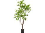 Kunstbaum CREATIV GREEN "Piscidia", grün, H:175cm, Obermaterial: 100% Kunststoff, Kunstpflanzen, Kunstbaum, mit üppigem Blattwerk