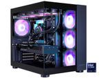COUGAR Gaming-PC "FV150 BK Intel Core Ultra 5 250KF Plus 32GB DDR5 1TB SSD", schwarz, Microsoft Windows 11 Home (64 Bit), RTX 5070, 32 GB RAM 1.000 GB SSD, Desktop-PCs, Windows 11, DDR5 RAM, Gaming-PC