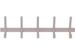 Garderobenhalter SPINDER DESIGN "Dexter", grau, B:70cm H:21cm T:8,2cm, Metall, Garderobenhalter, Garderobenhalter, Metall, Breite 70 cm