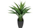 Kunstpflanze I.GE.A. "Künstliche Agave im Topf Pflanze Aloe Vera Sansevieria", grün, B:40cm H:70cm L:40cm, Kunststoff, Kunstpflanzen, Kunstpflanze, Grünpflanze Zimmerpflanze Palme