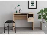 Schreibtisch VOGL MÖBELFABRIK "Flo", braun (sonoma, eichefarben), B:91cm H:72cm T:50cm, Tische, Schreibtisch