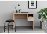 Schreibtisch VOGL MÖBELFABRIK "Flo", braun (sonoma, eichefarben), B:91cm H:72cm T:50cm, Tische, Schreibtisch, Schülerschreibtisch auch mit Tastaturauszug erhältlich, Breite 91 cm