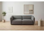 3-Sitzer OTTO HOME "OSTRUP, Naturtöne, Boucle oder Chenille", grau (graphite), B:221cm H:73cm T:93cm, 100% Polyester, Sofas, 3-Sitzer, Breite 221 cm, organische Form mit sanften Rundungen