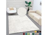 Teppich BRUNO BANANI "Dana Teppich, besonders weich und kuschelig, Kundenliebling" Gr. 8, weiß, B:300cm H:30mm L:400cm, Kunstfaser, Teppiche, Teppich, uni, Mikrofaser Teppiche, Wohnzimmer, Schlafzimmer, Esszimmer