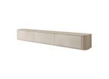 Mirjan24 Tv-Lowboard, Kaschmir, Holzwerkstoff, Rechteckig, 200x29x34 cm, Wohnzimmer, Wohnwände, Lowboards, Lowboards stehend