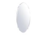 Livingandhome Wandspiegel, Silber, Glas, 40x1x60 cm, Badezimmer, Badezimmerspiegel, Badspiegel