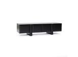 Hometopia Tv-Schrank, Schwarz, Holz, Quadratisch, 160x40x40 cm, Wohnzimmer, Wohnwände, Lowboards, Lowboards stehend