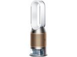 Luftreiniger DYSON "Dyson Purifier Humidify+Cool PH2 De-Nox™", gold (weiß, gold), B:21cm H:100cm T:35cm, Luftreiniger, Luftreiniger, Luftreiniger, Luftbefeuchter & Ventilator, Smart-Home-fähig