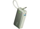 ANKER Powerbank "Nano Power Bank (30 W, integriertes USB-C-Kabel)", grün, 10.000mAh, Akkumulatoren, Powerbank
