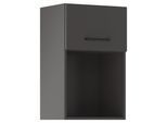 Klapphängeschrank IMPULS KÜCHEN "Tirana", in vier Breiten, Höhe: 72,3 cm", grafit, B:45cm H:72,3cm T:34,2cm, Dekorfolie, Holzwerkstoff, Schränke, Klapphängeschrank, vormontiert, mit Klapptür und offener Nische