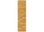 Flair Rugs , Gelb , Textil , Abstraktes , rechteckig , 60x230 cm , Reach, AZO-frei, Handmade in India , für Fußbodenheizung geeignet, pflegeleicht ,