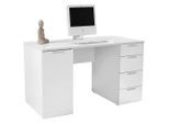 Möbelix , Weiß , Holzwerkstoff , 4 Schublade(n) Schubladen , rechteckig , 145x75x60 cm , FSC , Stauraum ,