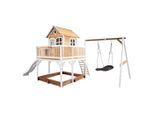 Möbelix , Braun, Weiß , Holz , Hemlocktanne , 613x291x277 cm , EN 71, CE, FSC 100% ,