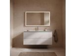 Duravit L-Cube Waschtischunterbau LC624301818 Weiß Matt, 122x55x48,1cm, 2 Schubladen