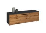 Mid.you Lowboard , Anthrazit , Kunststoff , 115x39x40 cm , stehend , Wohnzimmer, TV Möbel, Lowboards, Lowboards stehend