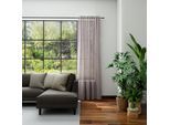 Vorhang NEUTEX FOR YOU "LUCIA", rosa (altrosa), B:145cm H:245cm, Polyester, Gardinen, Vorhang, Criss-cross Optik mit Effektgarn