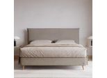 BRUNO Boxspringbett Premium 160x200cm in Glory Taupe | Matratzen-Härtegrad: Links H3 / Rechts H3 | mehrfach ausgezeichnet in Design & Qualität