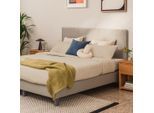 BRUNO Bettwäsche in Beige | Made in Portugal | Hautfreundlich & schadstoffgeprüft gemäß Öko-Tex Standard 100