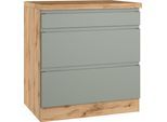 KOCHSTATION "KS-Virginia,neu in verbesserter Ausführung" Stauraum, Softclose, Breite 80 cm, Höhe 86 cm, Softclose-Auszüge