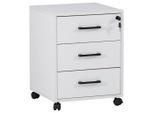Livetastic , Weiß , Holzwerkstoff , 3 Schublade(n) Schubladen , 43x56x42 cm ,