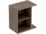 Geberit iCon Seitenelemet 502324JR1 37x40x24,5cm, für Handwaschbecken, nussbaum/Melamin Struktur