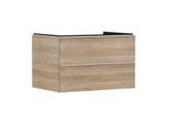 hansgrohe Xelu Q Waschtischunterschrank 54076700 780x485x550mm, 2 Schubkästen, Eiche Natur, mattweiß