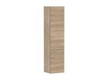hansgrohe Xelu Q Hochschrank 54141700 370x400x1650mm, Türanschlag rechts, Eiche Natur, mattweiß