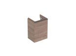 Geberit Smyle Square Handwaschbecken-Unterschrank 500350JR1 44,2x61,7x35,6cm, 1 Tür rechts, Holzstruktur Nussbaum hickory