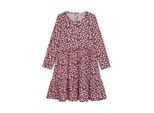 Jerseykleid DANAMADE "DANAMADE Dress DALMA", Mädchen, Gr. 110, rosa (rose), Jersey, 95% Baumwolle, 5% Elasthan, Kleider Jerseykleid