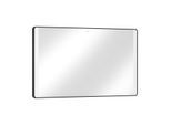 hansgrohe Xarita Lite Q Spiegel 54965670 mit seitlicher LED-Beleuchtung, mattschwarz, B 1200 x H 700 x T 30 mm, 14 W