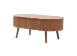 Nordlys Couchtisch, Braun, Holz, 100x41x48 cm, Wohnzimmer, Wohnzimmertische, Couchtische