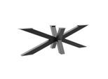 Metalo Pro Tischbeine, Schwarz, Metall, 80x72x220 cm, Esszimmer, Tische, Esstische, Tischsysteme, Tischgestell