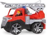 Spielzeug-Feuerwehr LENA "Truxx", rot, Spielzeugfahrzeuge, KinderB:15cm H:21cm T:28cm, Kunststoff, Spielzeug-Feuerwehr, inklusive Spielfigur, Made in Europe, B:15cm H:21cm T:28cm