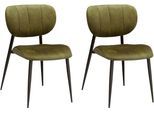 Esszimmerstuhl OMG DESIGN "Jona", grün (moss, schwarz, moss), B:53cm H:84cm T:62cm, Stühle, Esszimmerstuhl, Küchenstuhl Polsterstuhl, In drei stilvollen Farben erhältlich