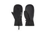 Fäustlinge JACK WOLFSKIN "EASY ZIP MITTEN K", Jungen, Gr. 128, schwarz, Obermaterial: 100% Polyester, Handschuhe Fäustlinge, für Wandern und Sportmode, aus Polyester, sportliches Design
