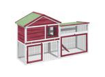 VidaXL Kaninchenstall rot