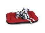 Knuffelwuff Wasserfestes In und Outdoor Hundebett Lucky aus Nylongewebe rot L