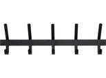 Garderobenhalter SPINDER DESIGN "Dexter", schwarz, B:70cm H:21cm T:8,2cm, Metall, Garderobenhalter, Garderobenhalter, Metall, Breite 70 cm