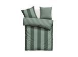 Wendebettwäsche OTTO HOME "Sari in verschiedenen Qualitäten", grün, B/L: 200cm x 200cm, 1 Stk., 2 Stk., Flanell, B/L: 80cm x 80cm, 3 Stk., Flanell, Obermaterial: 100% Baumwolle, Bettwäsche, Wendebettwäsche, ab Gr. 135x200 cm, Wendedesign, moderne Bettwäsche mit Streifen