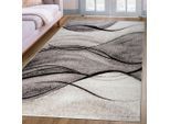 Teppich OTTO HOME "Tritom" Gr. 6, beige (sand), B:200cm H:9mm L:300cm, Kunstfaser, Teppiche, Teppich, mit besonders weichem Flor, Kurzflor, modernes Wellen Muster, Topseller
