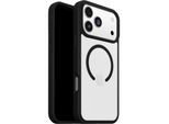 OTTERBOX Handyhülle "React Series MagSafe Compatible für Apple iPhone 17 Pro Max", schwarz-weiß (schwarz crystal), Smartphones, Hüllen, Backcover, Schutzhülle, Handyschutzhülle, Case, Schutzcase, stoßfest, Handyhülle