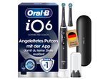 Elektrische Zahnbürste ORAL-B "iO 6", schwarz (schwarz lava), ElektrozahnbürstenB:3cm H:25cm T:3cm, Elektrische Zahnbürste, mit Magnet-Technologie, Display, 5 Putzmodi, Reiseetui, B:3cm H:25cm T:3cm, Topseller